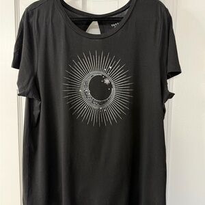 Torrid Black Celestial Short Sleeve Tee